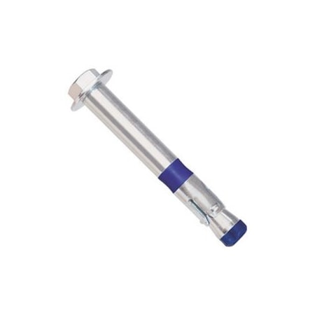 Powers Fasteners Sleeve Expansion Anchor, 3/8" Dia., 1-7/8" L, Carbon Steel Zinc, 50 PK POW 6911SD